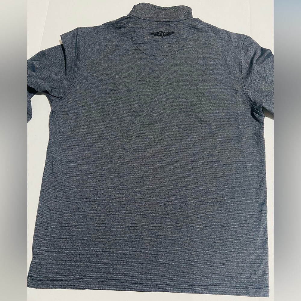 Straight Down Golf Quarter Zip Pullover-Large-Bla… - image 7